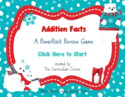 Addition Facts created by
