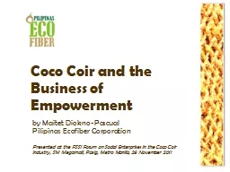 Coco Coir and the Business of Empowerment