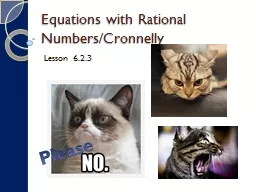 Equations with Rational