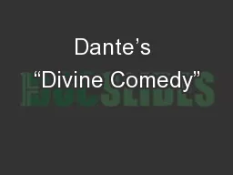 Dante’s “Divine Comedy”