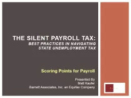 The  Silent Payroll Tax: