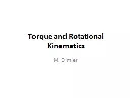 Torque and Rotational Motion