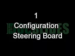 1 Configuration Steering Board