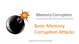 Memory Corruption Basic
