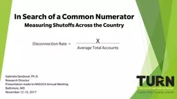 In Search of a Common Numerator