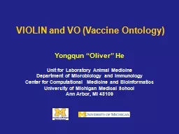 VIOLIN and VO (Vaccine Ontology)