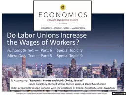 Do Labor Unions Increase