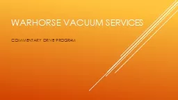 Warhorse Vacuum Services