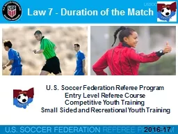 U.S. Soccer Federation Referee Program