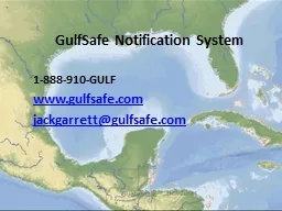 GulfSafe Notification System