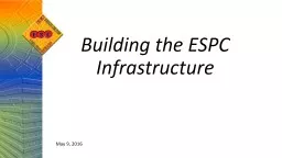 Building the ESPC Infrastructure