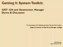 Getting It System Toolkit: 