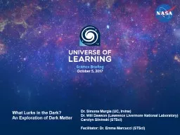What Lurks in the Dark? An Exploration of Dark Matter