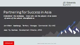 Partnering for Success in Asia