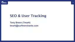 1 SEO & User Tracking