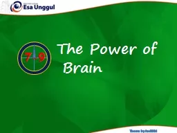 The Power of Brain 7-9 GENIUS (pintar) vs IDEOT (bodoh)