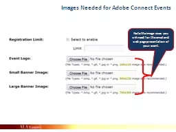 Images Needed for Adobe Connect Events
