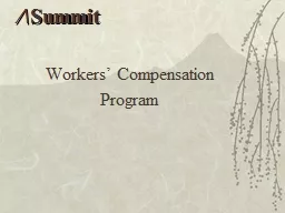 Workers’ Compensation Program