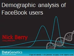 Nick Berry Demographic analysis of