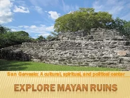 Explore Mayan Ruins San Gervasio: A cultural, spiritual, and political center