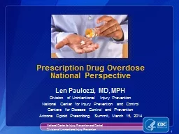 Prescription Drug Overdose