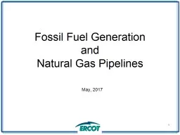Fossil Fuel Generation &