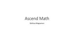 Ascend Math Melissa Magsamen
