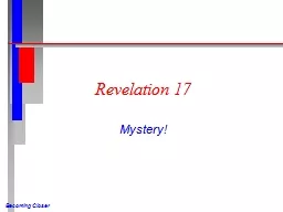 Revelation 17 Mystery! The Prostitute
