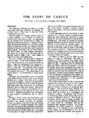 THE STORY OF CATGUT By ELDRED J