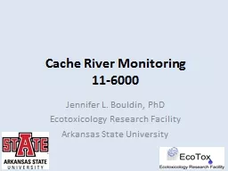 Cache River Monitoring 11-6000