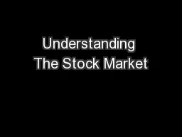 Understanding The Stock Market