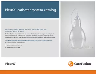 PleurX PleurX catheter system catalog Help your patien
