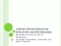 A Bum’s Rush Through Scratch! and