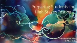 Preparing Students for High Stakes Testing