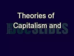 Theories of Capitalism and