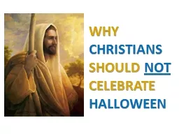 WHY  CHRISTIANS  SHOULD