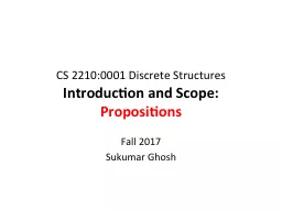 CS  2210:0001 Discrete  Structures