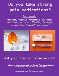 Do you take strong pain medications?