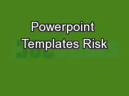 Powerpoint Templates Risk