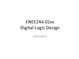 ENEE244-02xx Digital Logic Design
