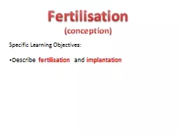 Fertilisation (conception)