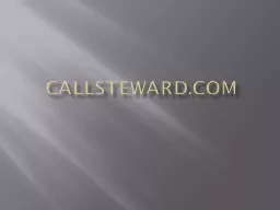 Callsteward.com Signing On