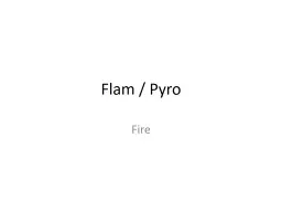 Flam /  Pyro Fire Flamboyant