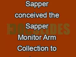 Sapper Monitor Arm Collection The Standard for Technology Support Richard Sapper conceived