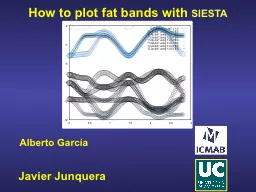 Javier  Junquera How  to plot fat bands with