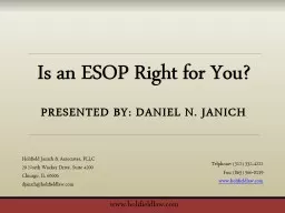 Is an ESOP Right for You?