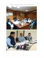 Meeting chaired by DC Bhiwani on National Deworming Da