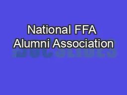 National FFA Alumni Association