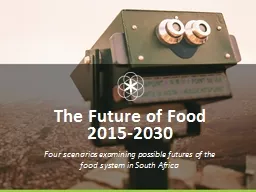 The Future of Food 2015-2030