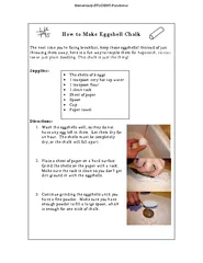 How to Make Eggshell Chalk